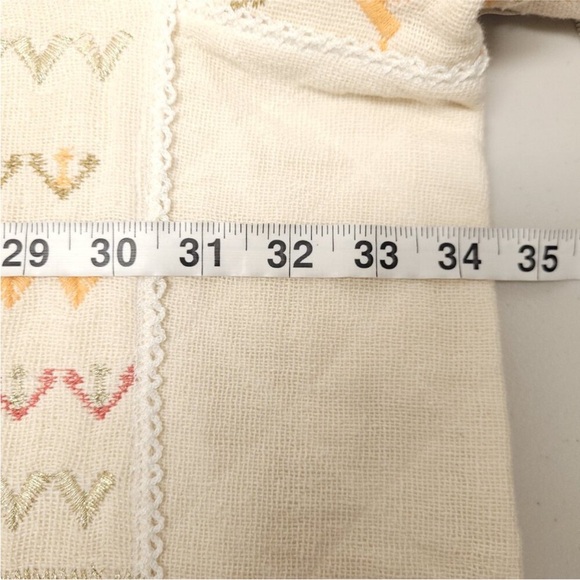 Anthropologie Blank London Paloma Embroidered Kimono Jacket OS Multicolor - Picture 5 of 14